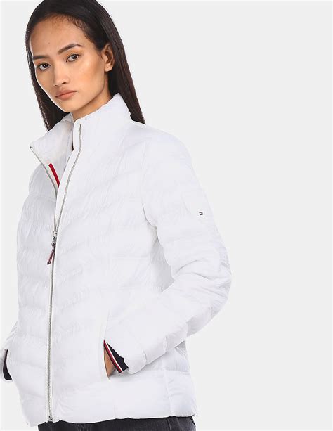 tommy hilfiger white puffer jacket